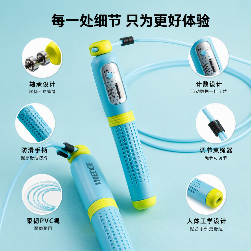 8202机械计数钢丝跳绳详情2