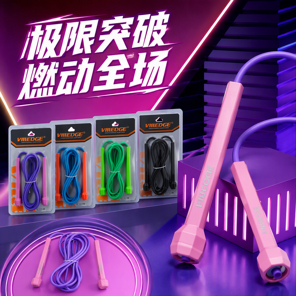6518多功能耐用弹力跳绳极速训练跳绳详情4