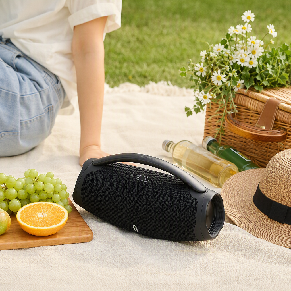 Colorful mini Bluetooth speaker, portable wireless outdoor waterproof bass enhancement multi-functional portable audio system details Picture