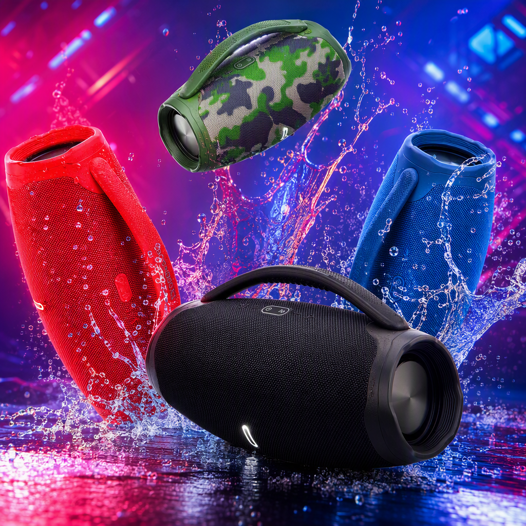 Colorful mini Bluetooth speaker, portable wireless outdoor waterproof bass enhancement multi-functional portable audio system Specification image