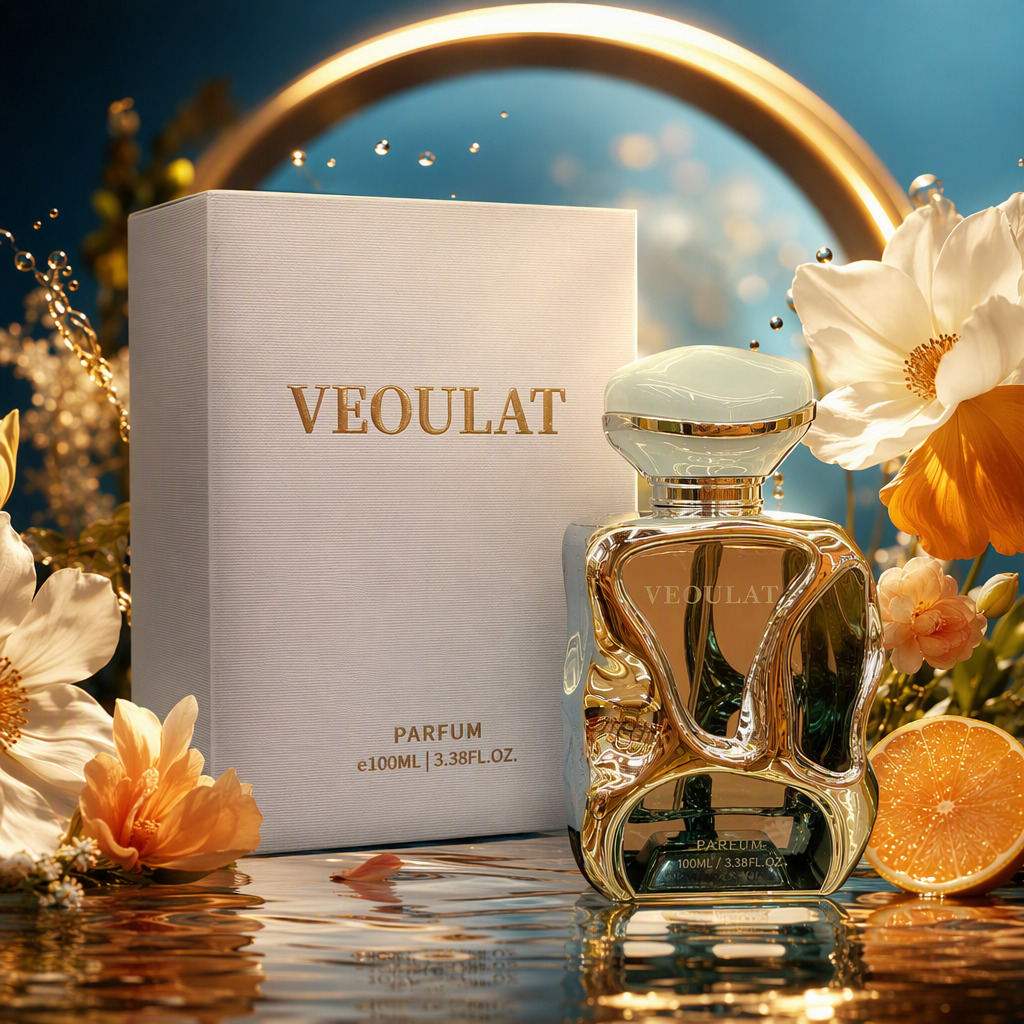 The silver streamlined bottle of the women's perfume has a long-lasting, delicate and charming aroma Specification image