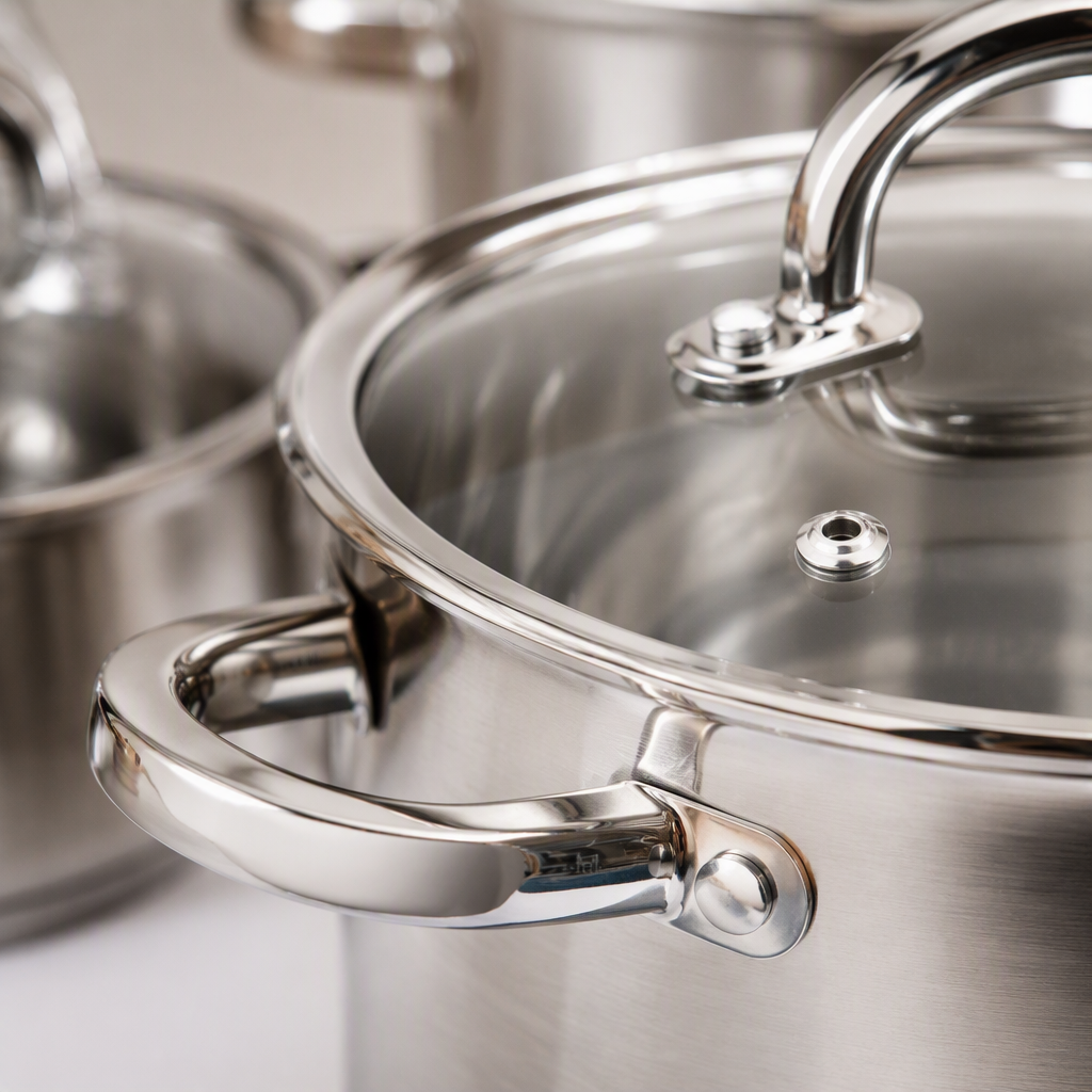 Multi-functional kitchen cookware set, household soup and stir-frying pot set, practical and durable kitchenware products HR101-2 details Picture