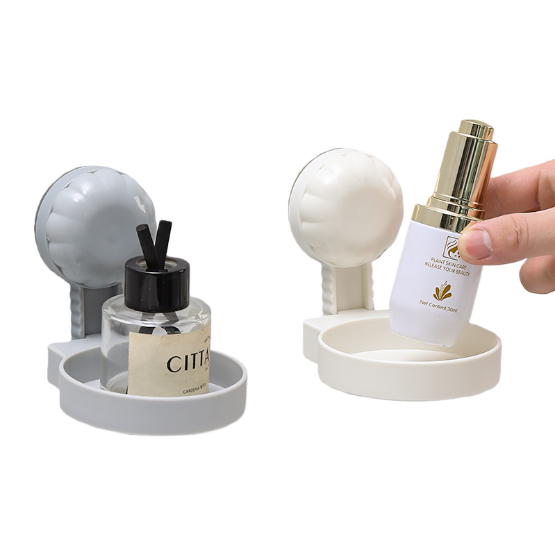 Multi-functional suction cup storage rack, kitchen and bathroom storage rack, no need for drilling, strong adsorption, bathroom organizing supplies