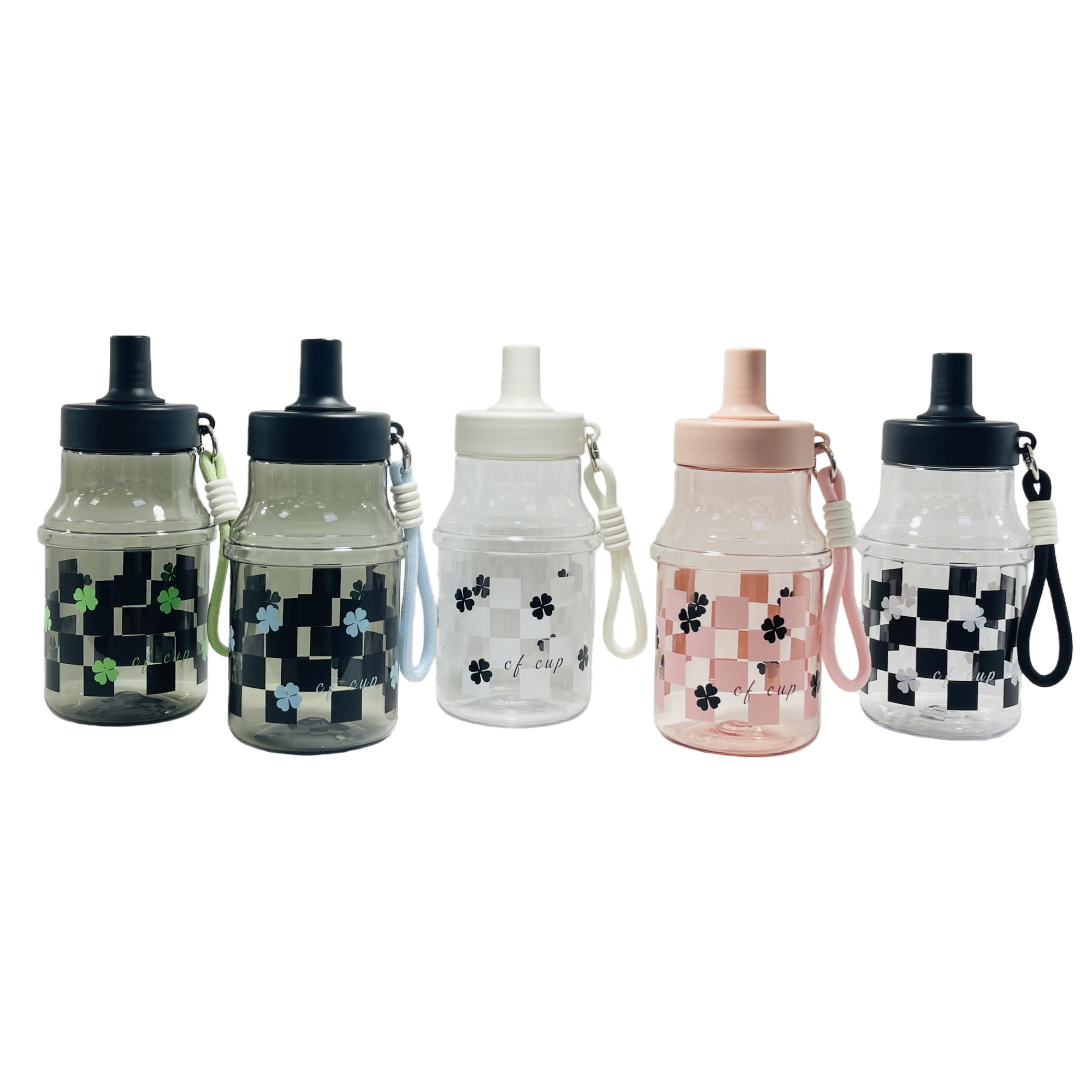 【OSEO】26Q3#1322 Cute children's double-drinking plastic water cup Spray Colorful portable Drinking cup for students and kindergartens Application Scenario