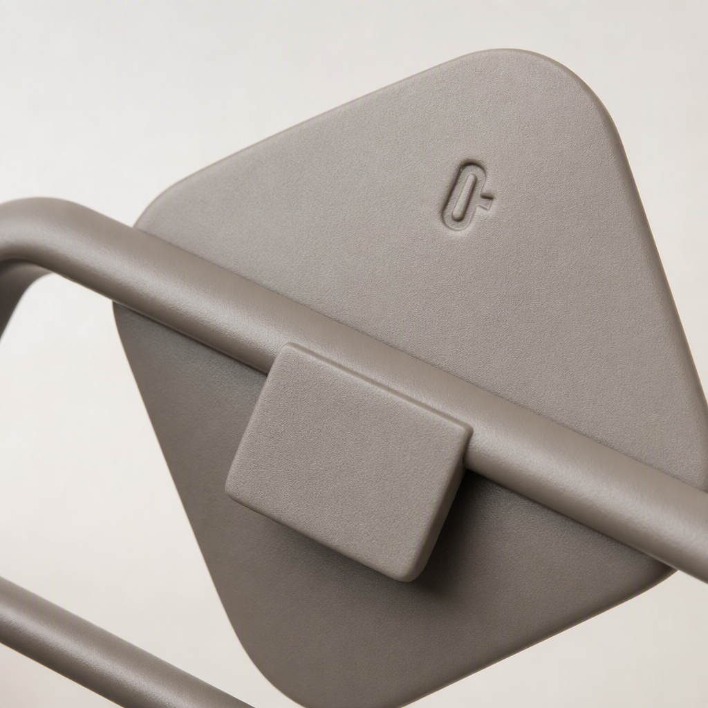 【CL】26Q2#58913 Cream white Titanium Gold Gray Oat Coffee three-color traceless adhesive hook, double-sided magnetic suction hook, multi-functional strong adhesive, non-drilling storage product towel rack Specification image