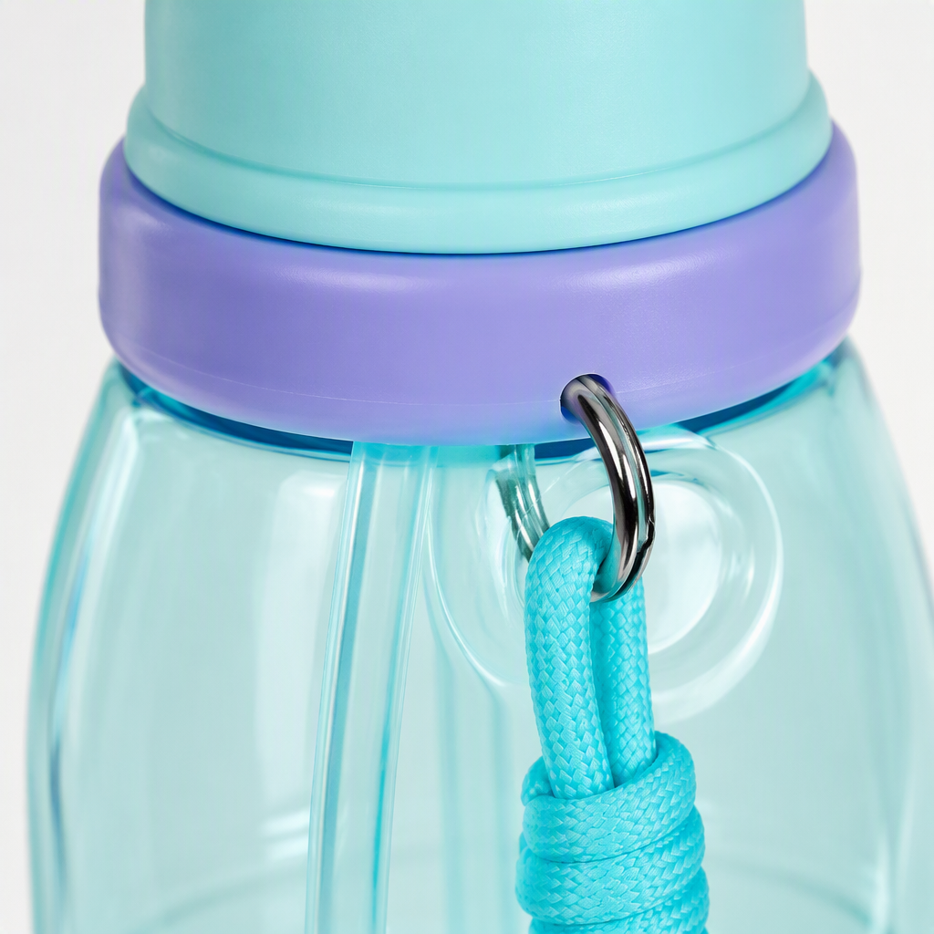 【OSEO】26Q3#7971 Multi-functional space cup, Plastic Cup, Portable water Cup, creative daily-use, durable, student sports cup pic 3
