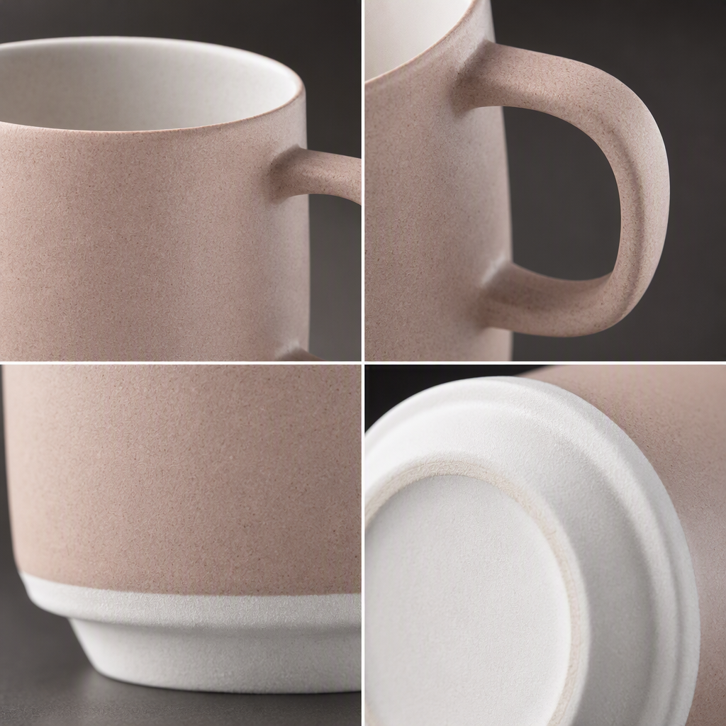 【CL】 26Q2#363 Colorful Creative Ceramic Water Cup Portable and Fashionable Home and Office Cup Personalized and Trendy Gift details Picture