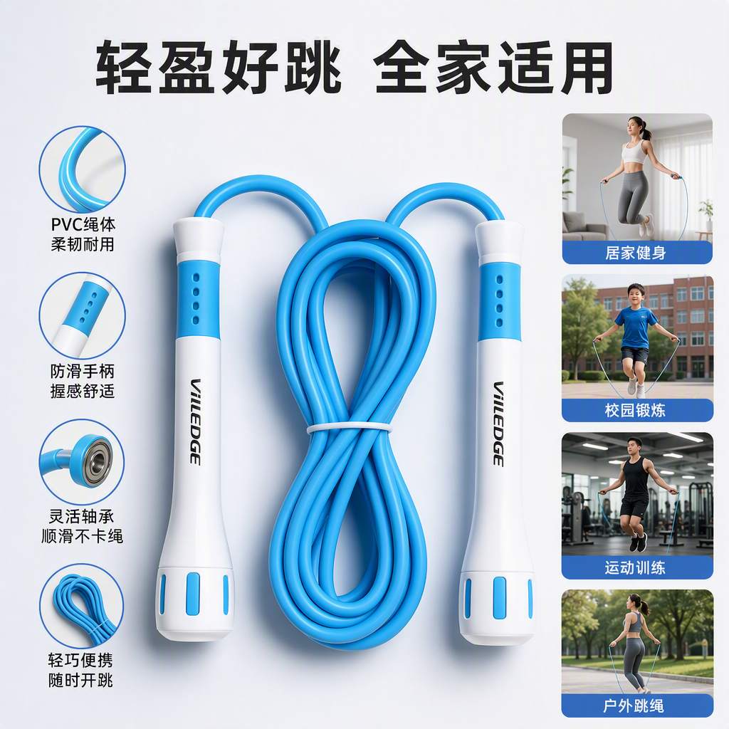 3201多彩耐用胶绳跳绳详情2