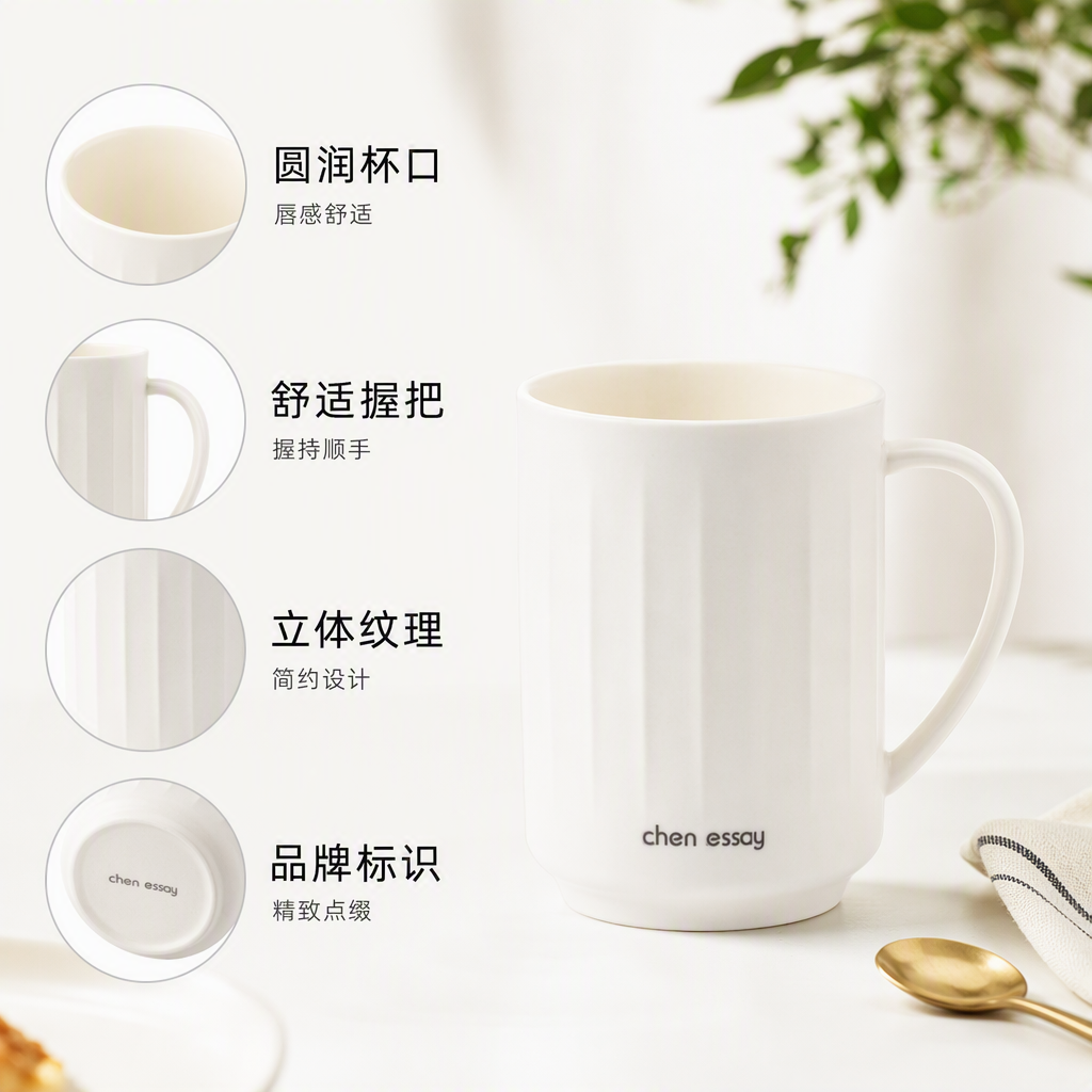 [CL] 26Q2#554 taza de cerámica colorida para el hogar oficina diaria taza de agua creativa simple taza de té resistente al calor estudiante pareja estilo regalo details Picture