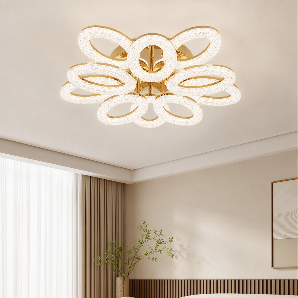 Modern and simple household chandeliers for living rooms, dining rooms and bedrooms are creative lighting fixtures that are warm and fashionable Application Scenario