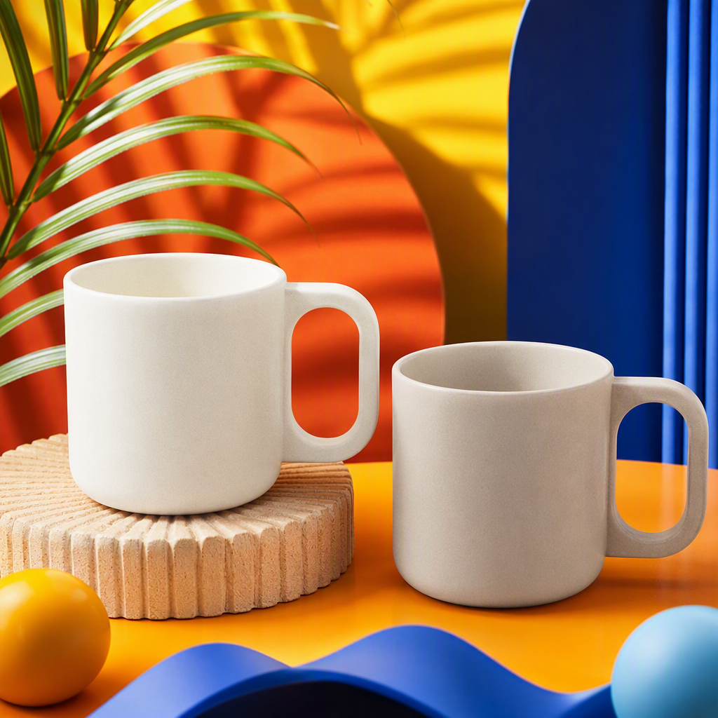[CL] 26Q2#379 pareja creativa juego de taza taza de agua de cerámica simple para uso doméstico uso diario pareja juego de regalo Application Scenario