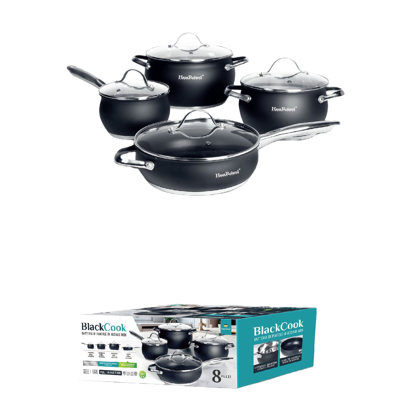 Multifunctional kitchenware set, pot and pot combination, essential for home kitchens, practical and durable cooking magic tool HR126-2 Application Scenario