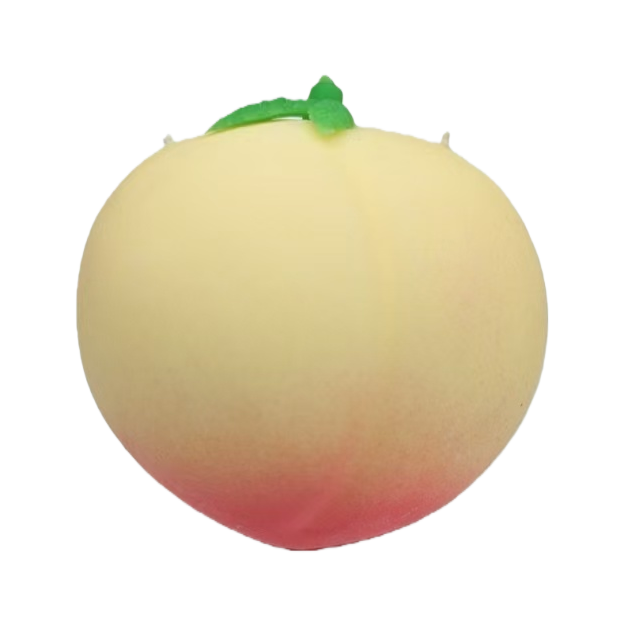 Simulated peach toy for children, slow rebound, pinching fun, simulated food play, stress-relieving and venting, baby street stall souvenir small toy