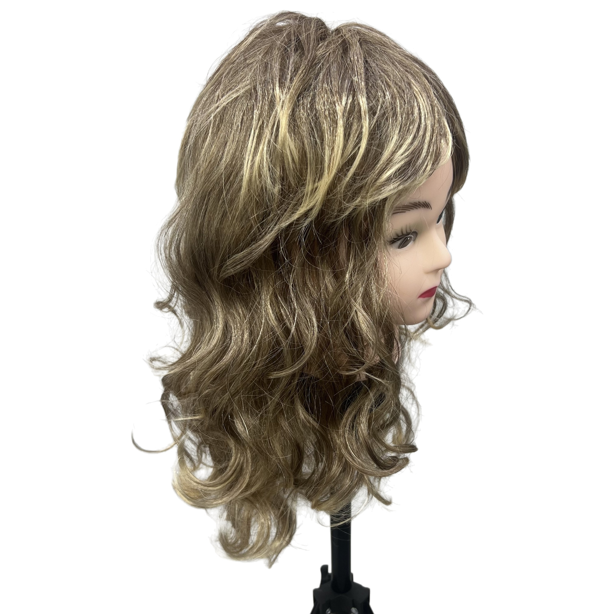 وشعر مستعار وشعر مجعد وشعر مستعار، بشكل طبيعي على شكل أزياء، يظهر قطع أغطية شعر العارضة Item Picture