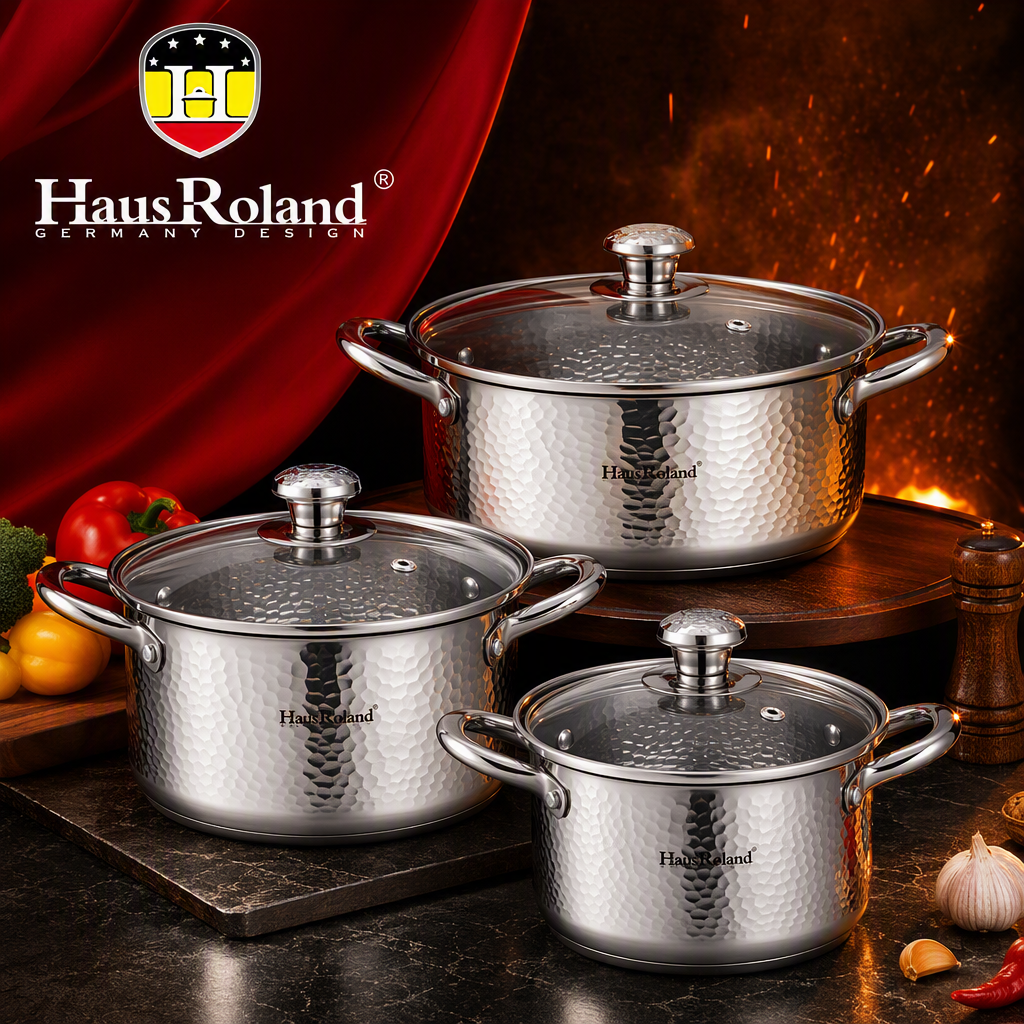 Conjunto de utensilios de cocina multifuncional conjunto de utensilios de cocina para uso doméstico sopa y fritura olla y olla combinación de utensilios de cocina resistentes al calor duraderos útiles HR183-6 Item Picture