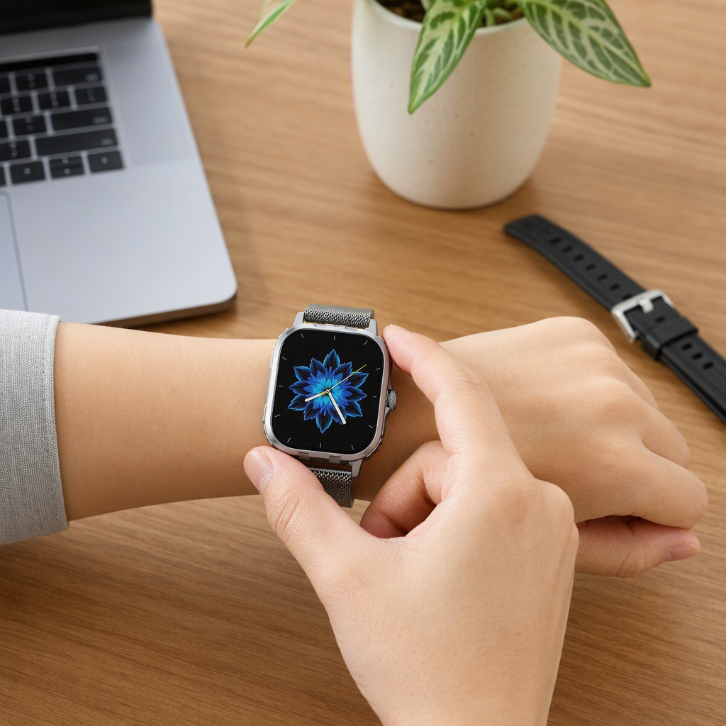 AEMAI nuevo bluetooth adaptado smartwatch para medir la frecuencia cardíaca y la presión arterial details Picture