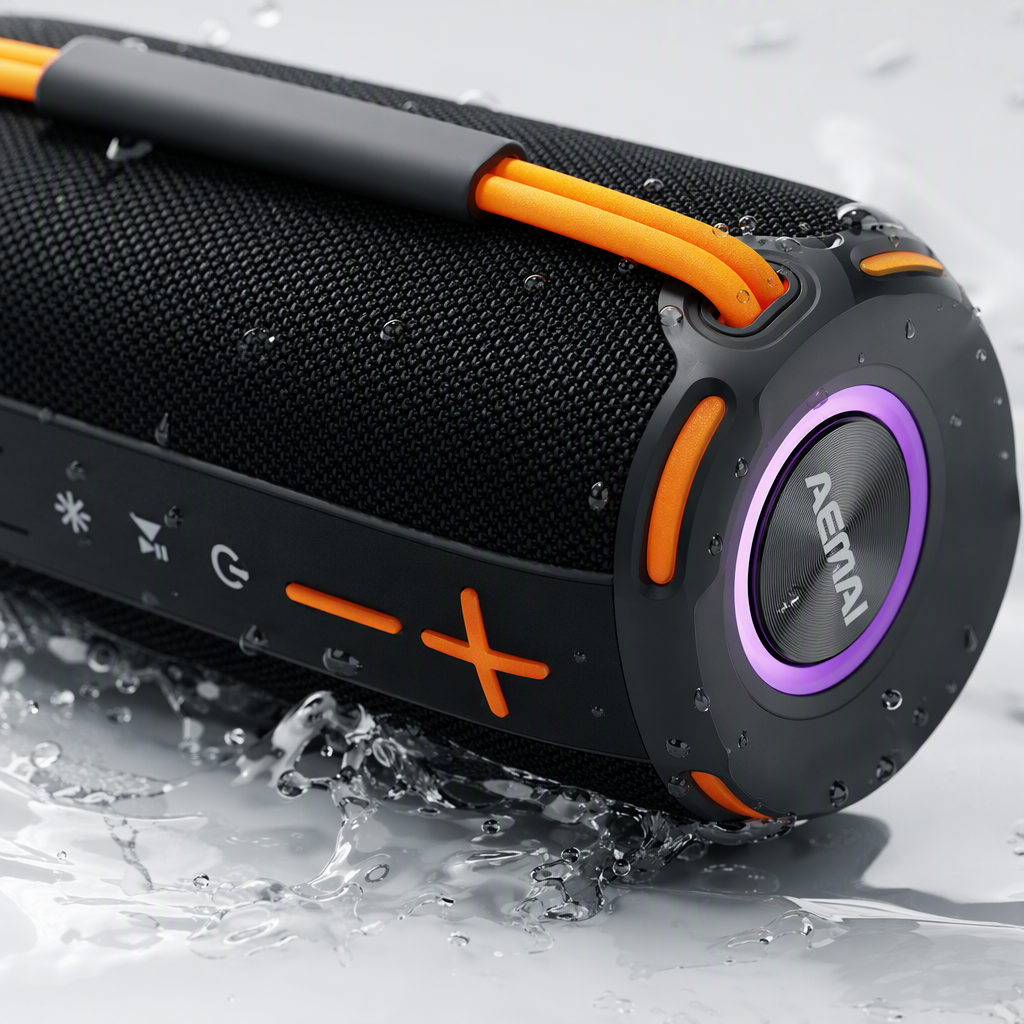 Altavoz bluetooth colorido portátil mini inalámbrico al aire libre hogar multifuncional audio bass shock control de voz conexión carga rápida Application Scenario