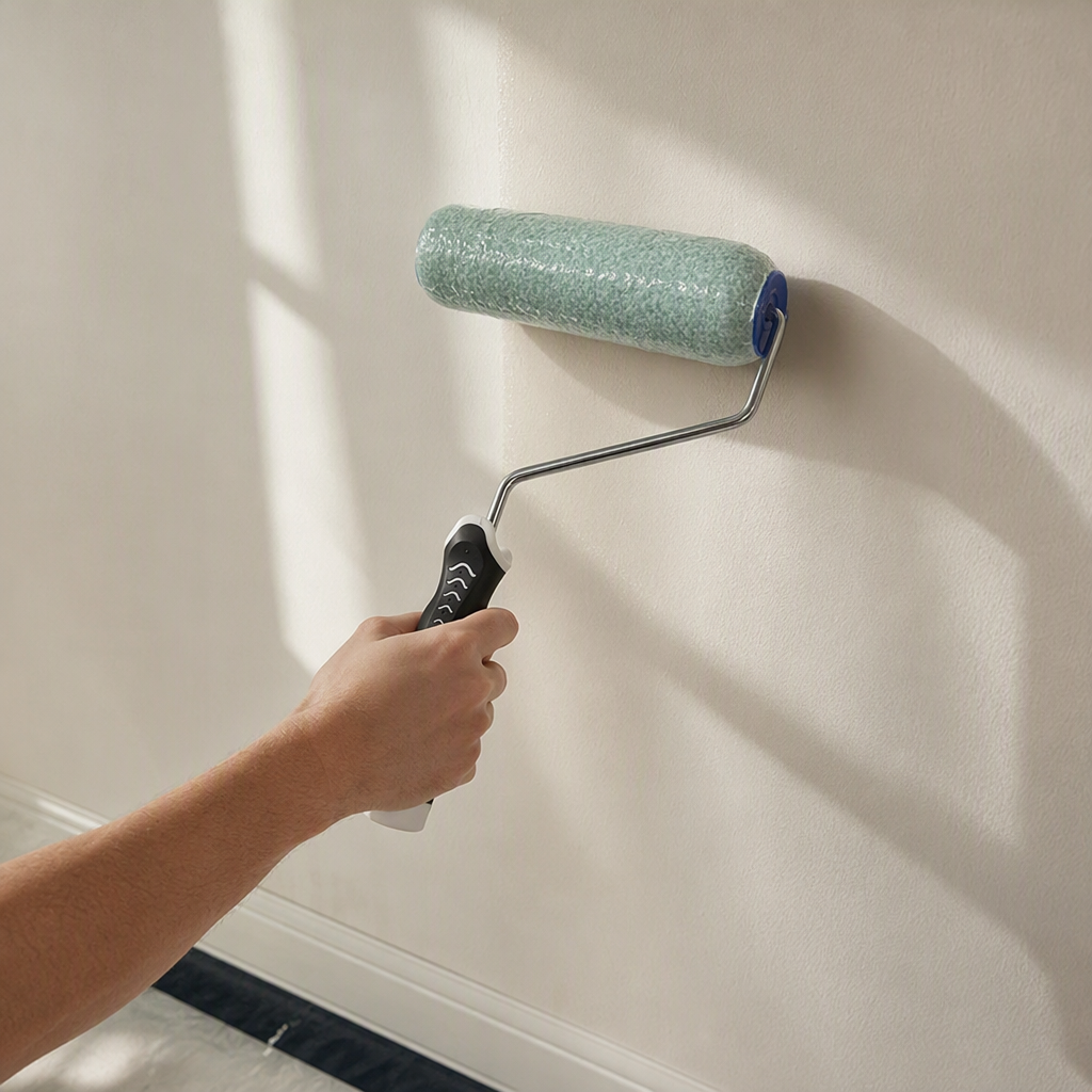 Environmentally friendly and durable blue and white dot roller brush, a multi-purpose cleaning tool details Picture