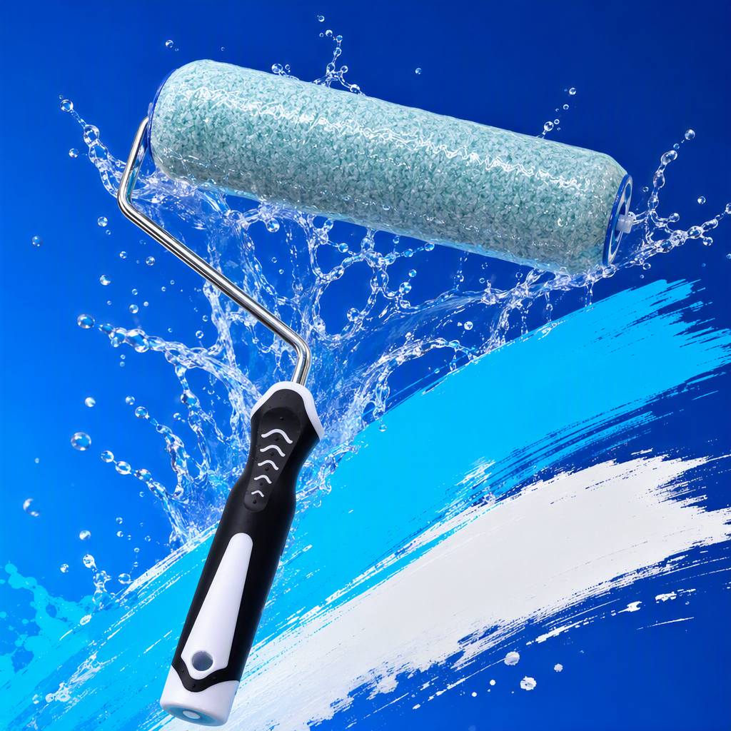 Environmentally friendly and durable blue and white dot roller brush, a multi-purpose cleaning tool Specification image