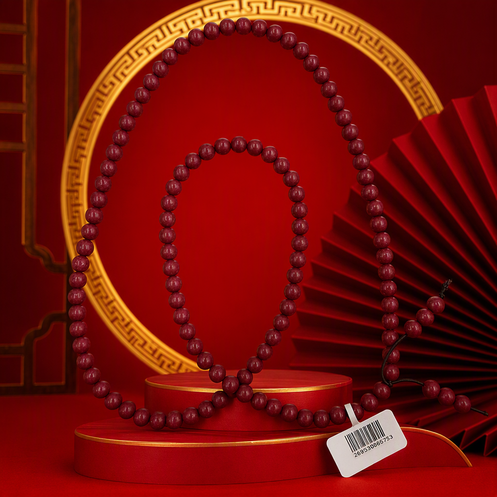 合香珠合香粉御瑶和手串手工编织红色珠串项链复古时尚多彩串珠饰品礼物赠品细节图