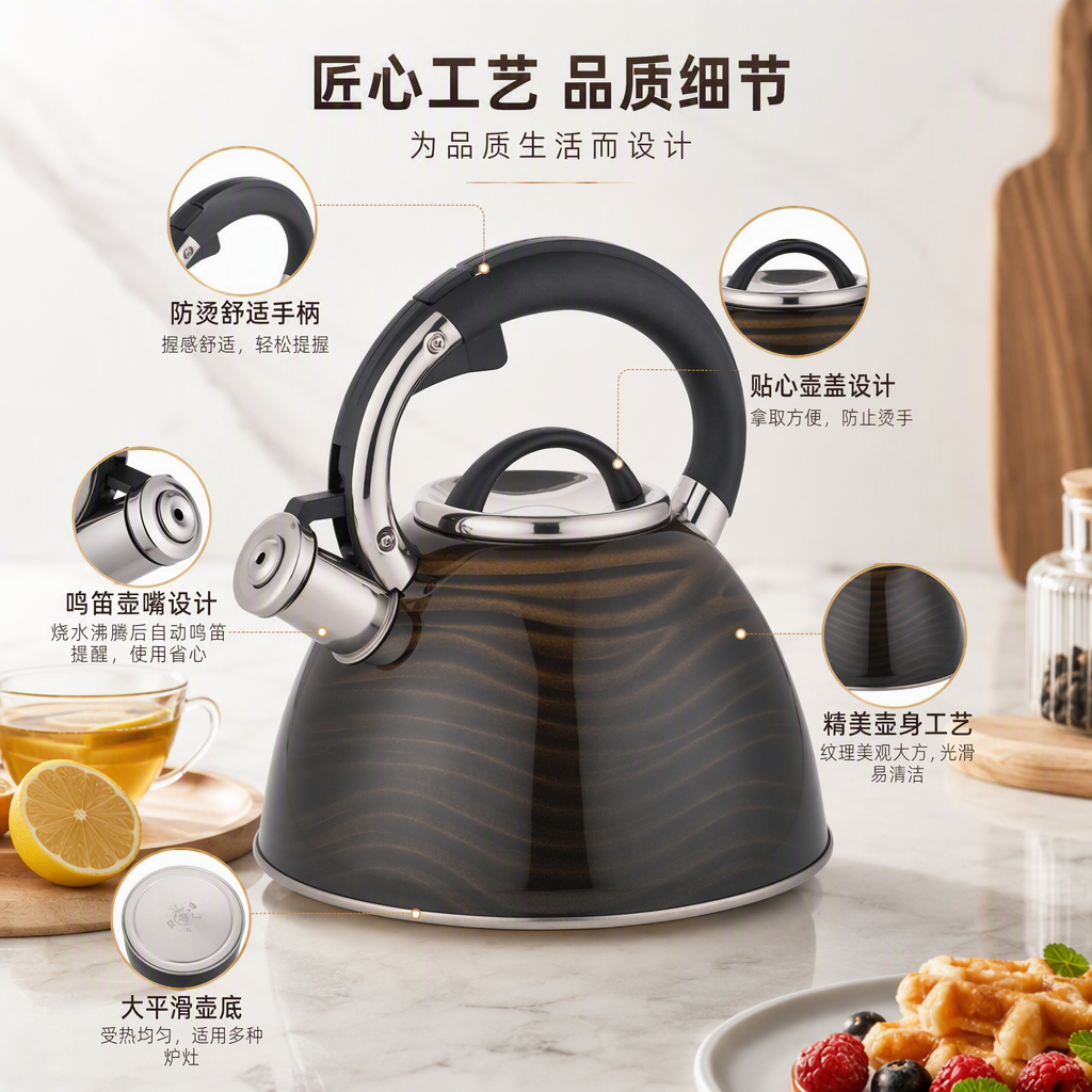 Hervidor eléctrico inteligente multifuncional electrodomésticos de cocina hervir agua rápida mantener el calor conveniente y duradero HR7138-1