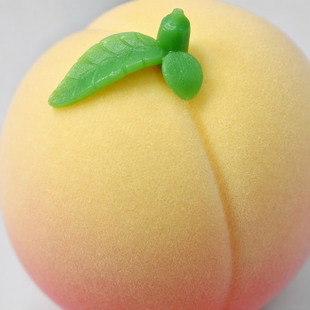 Simulated peach toy for children, slow rebound, pinching fun, simulated food play, stress-relieving and venting, baby street stall souvenir small toy Item Picture