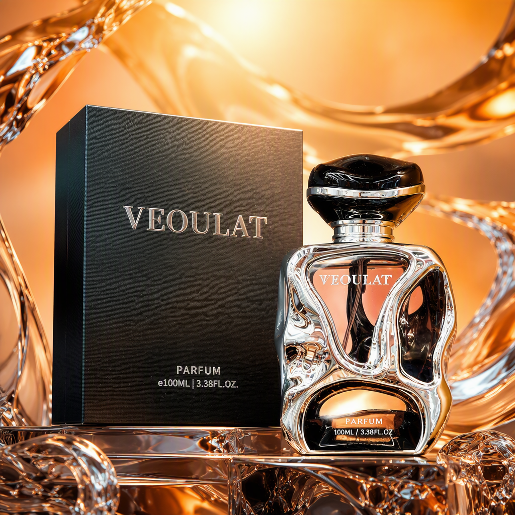 Silver streamlined perfume bottle, floral siep, Queen of the Night Specification image