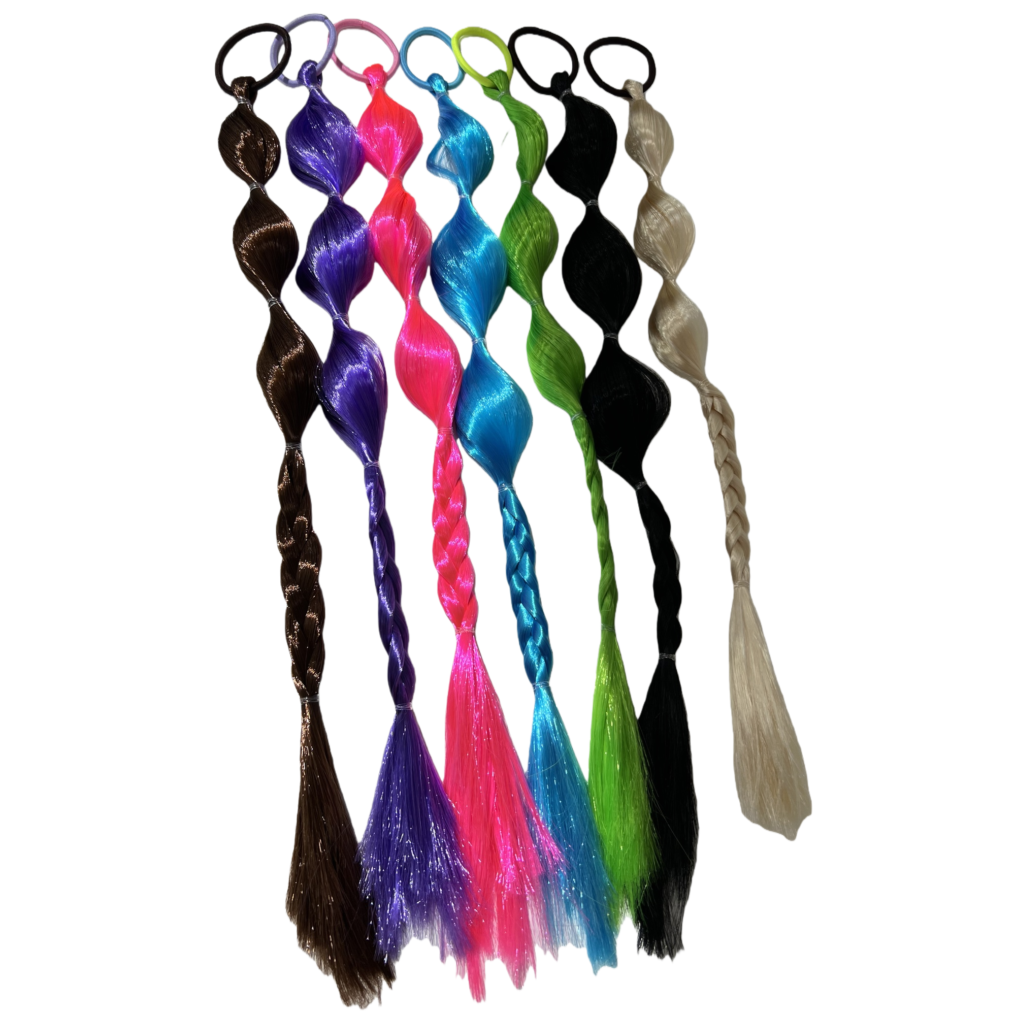 وتصفيفة الشعر ذات الشعر المستعار المتعدد الألوان مناسبة للرجال والنساء Item Picture
