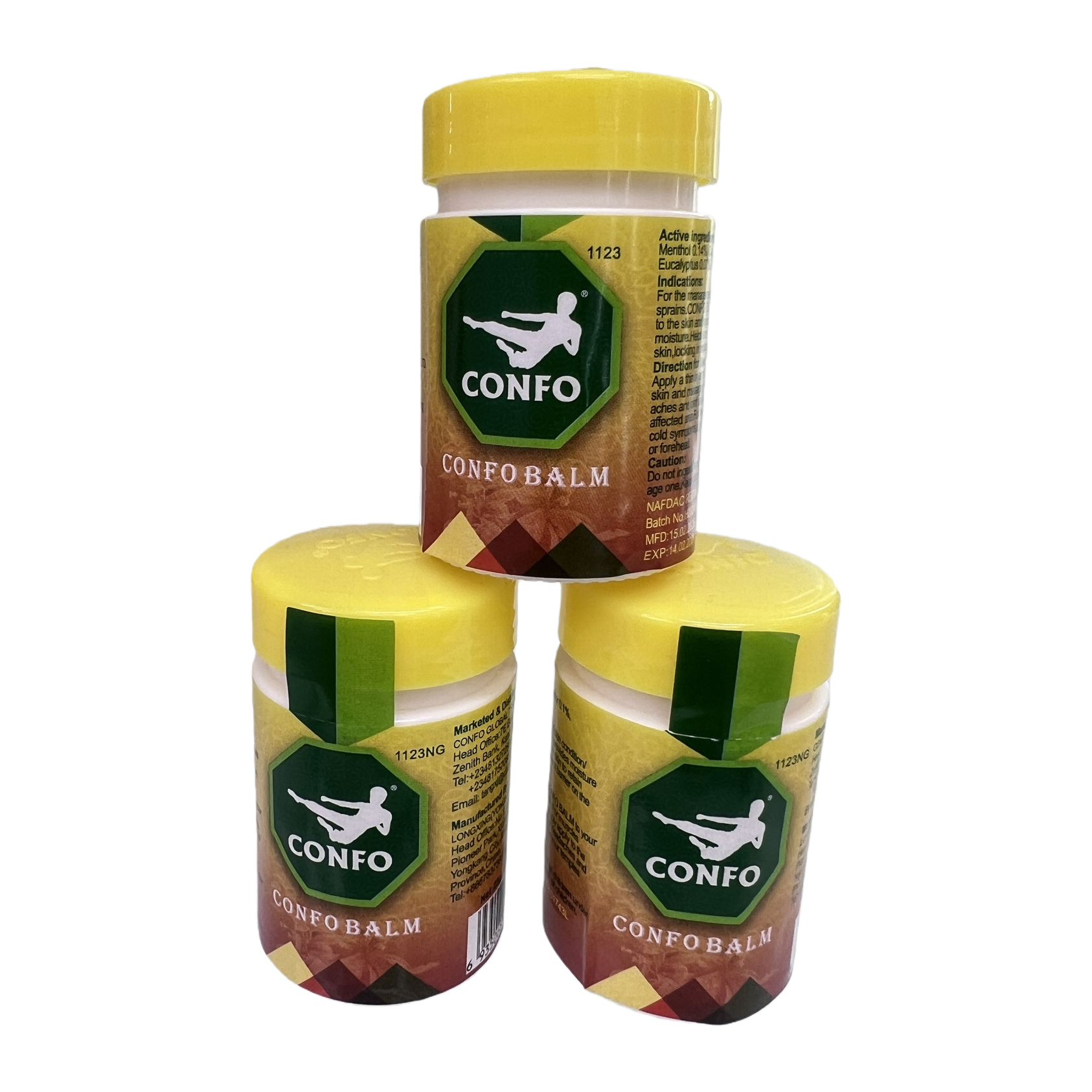 Confo Multi-Effect Repair Ointment Three-bottle set for home care to relieve discomfort, displayed on a white background Item Picture