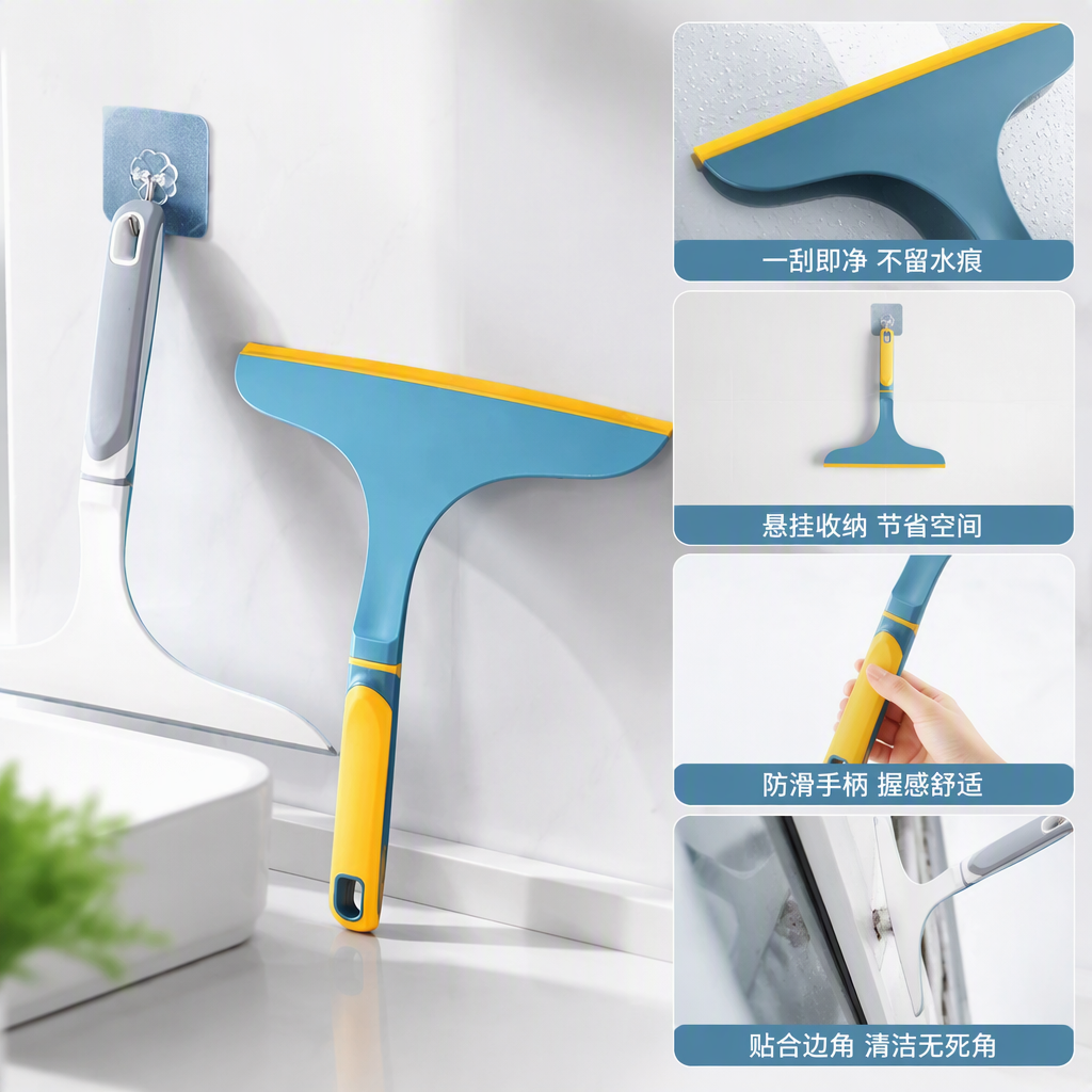 Car windshield wiper set, universal blue, gray and white durable and efficient car cleaning products