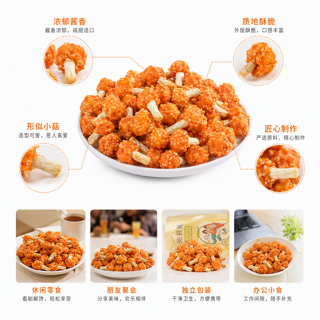 Tender and juicy chicken snacks, healthy, delicious, crispy and rich in aroma, are perfect for snack lovers Item Picture