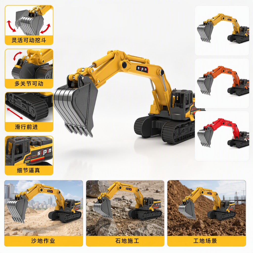 Vehículos de construcción pesados de aleación durables y robustos máquinas de construcción multifuncionales vehículos de construcción grandes