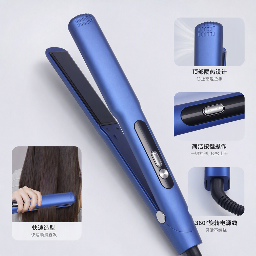 ENERGY MAX Home Curling Hair Straightener Portable Quick Curling Iron Hair Straightener Dual-purpose Hair Care Wonder ENERGY MAX Home Curling Hair Straightener Portable Quick Curling Iron Hair Straightener Dual-purpose Hair Care Wonder
