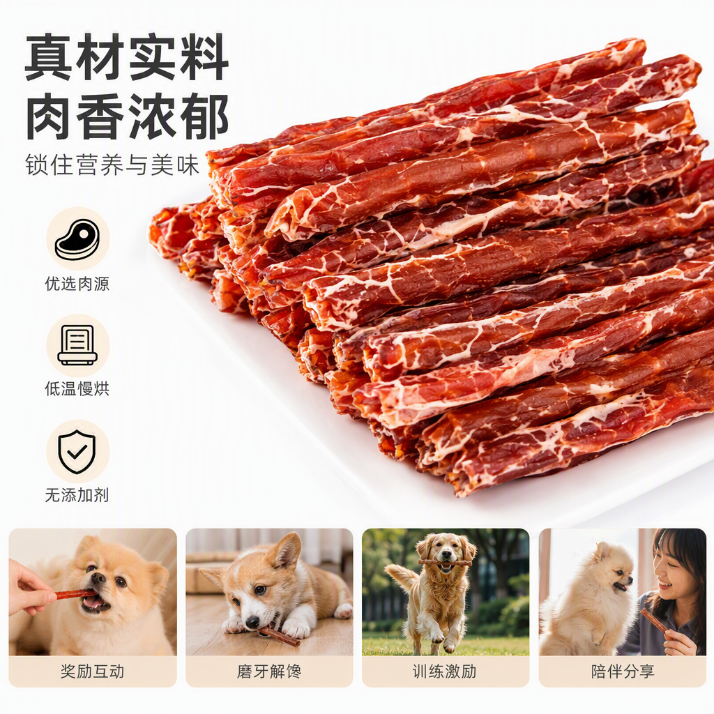 Rich and spicy beef snacks, ready-to-eat, tender and juicy meat jerky, healthy and nutritious bagged Application Scenario