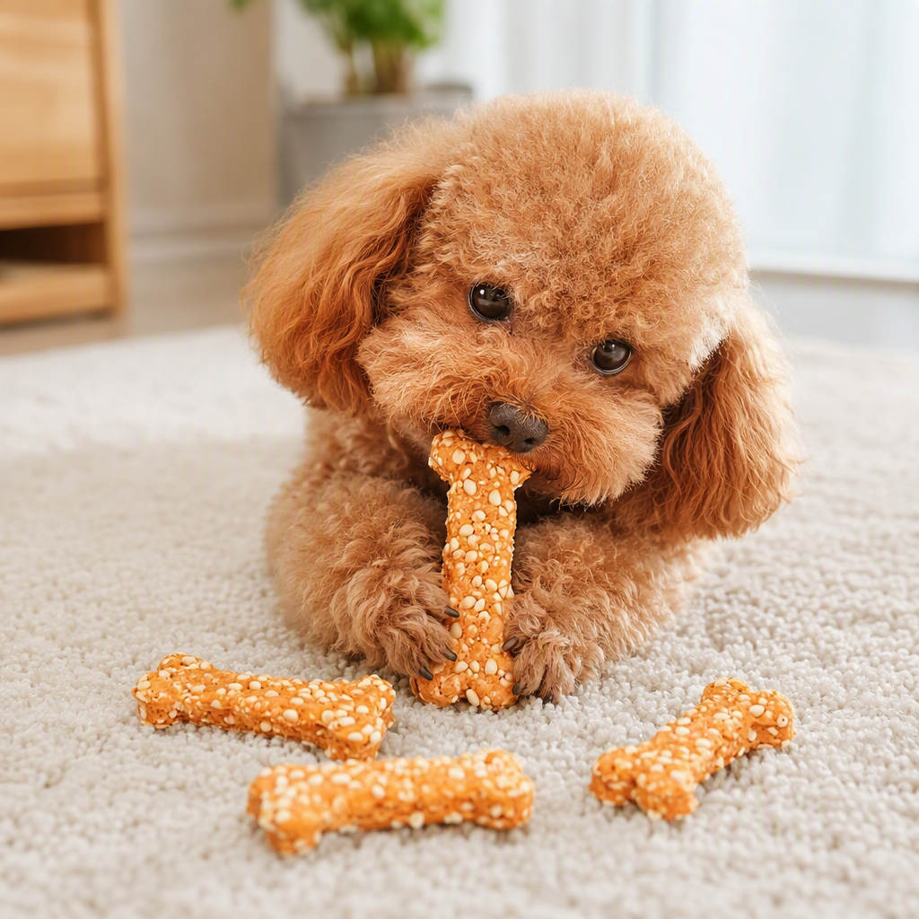 Comida para mascotas perro enlatado snack nutritivo rico delicioso multi sabor mimar mascotas salud compañero Specification image