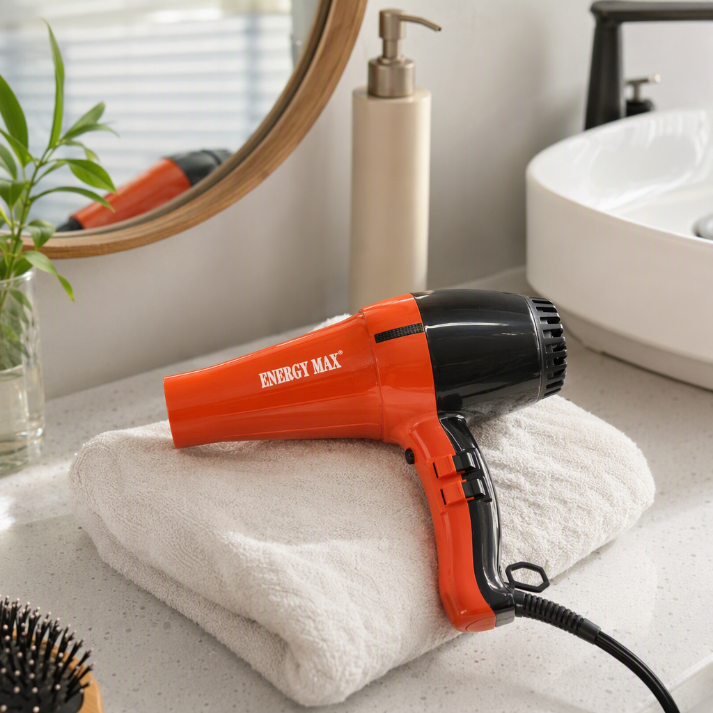 ENERGY MAX Multi-functional negative ion household Hair dryer is a lightweight, silent and fast-styling hair care wonder details Picture