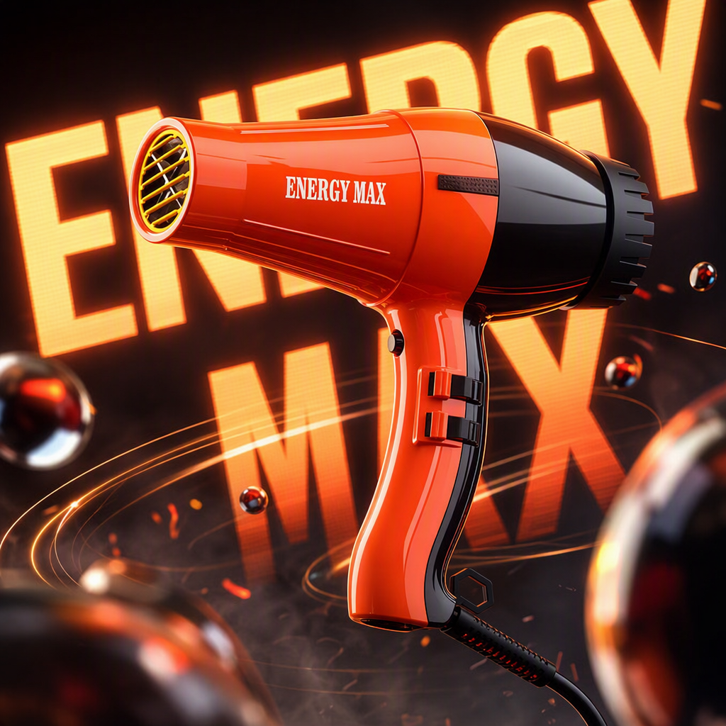 ENERGY MAX Multi-functional negative ion household Hair dryer is a lightweight, silent and fast-styling hair care wonder Item Picture