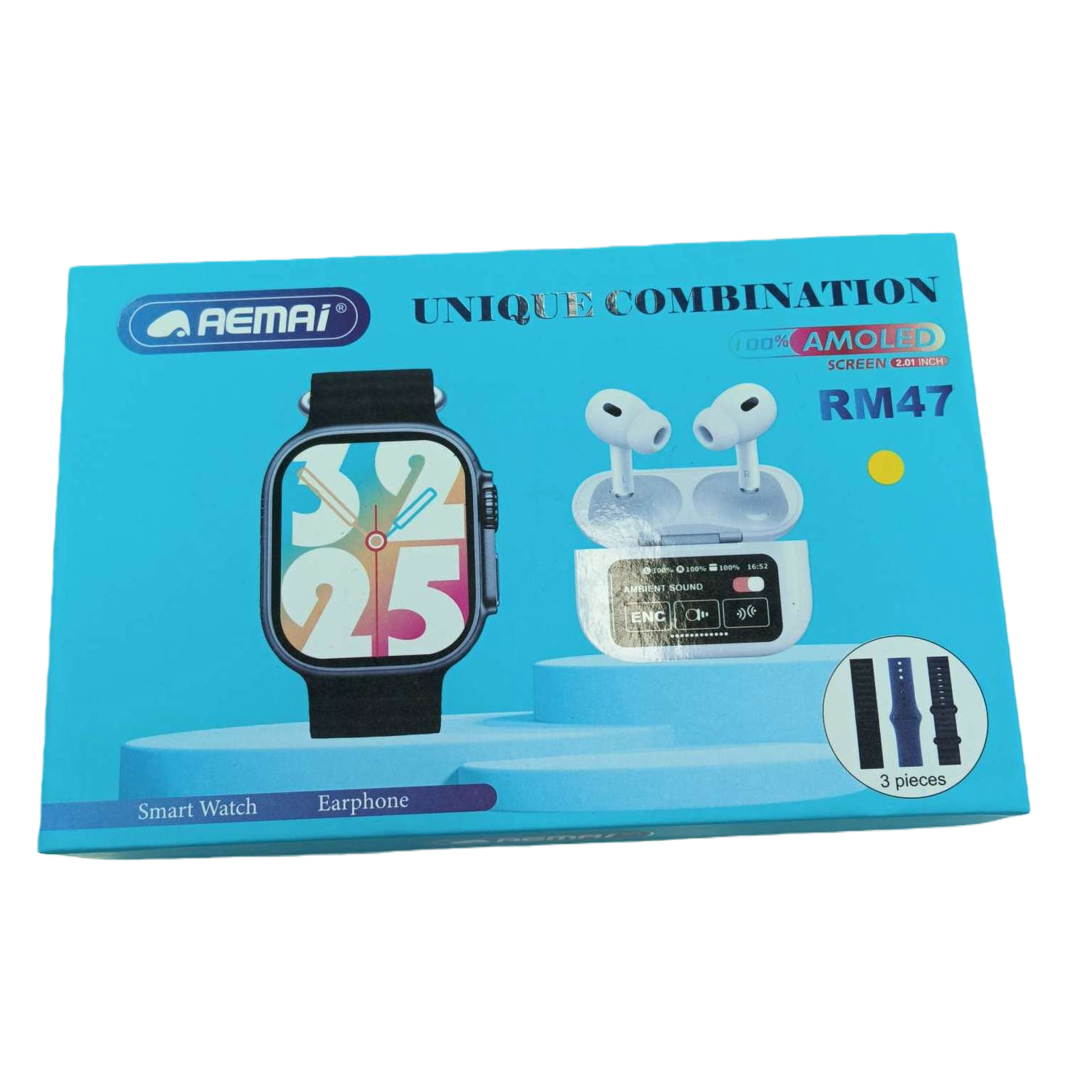 Fashionable blue gift packaging box, high-end creative gift box packaging box, gift storage box, gift box packaging Item Picture