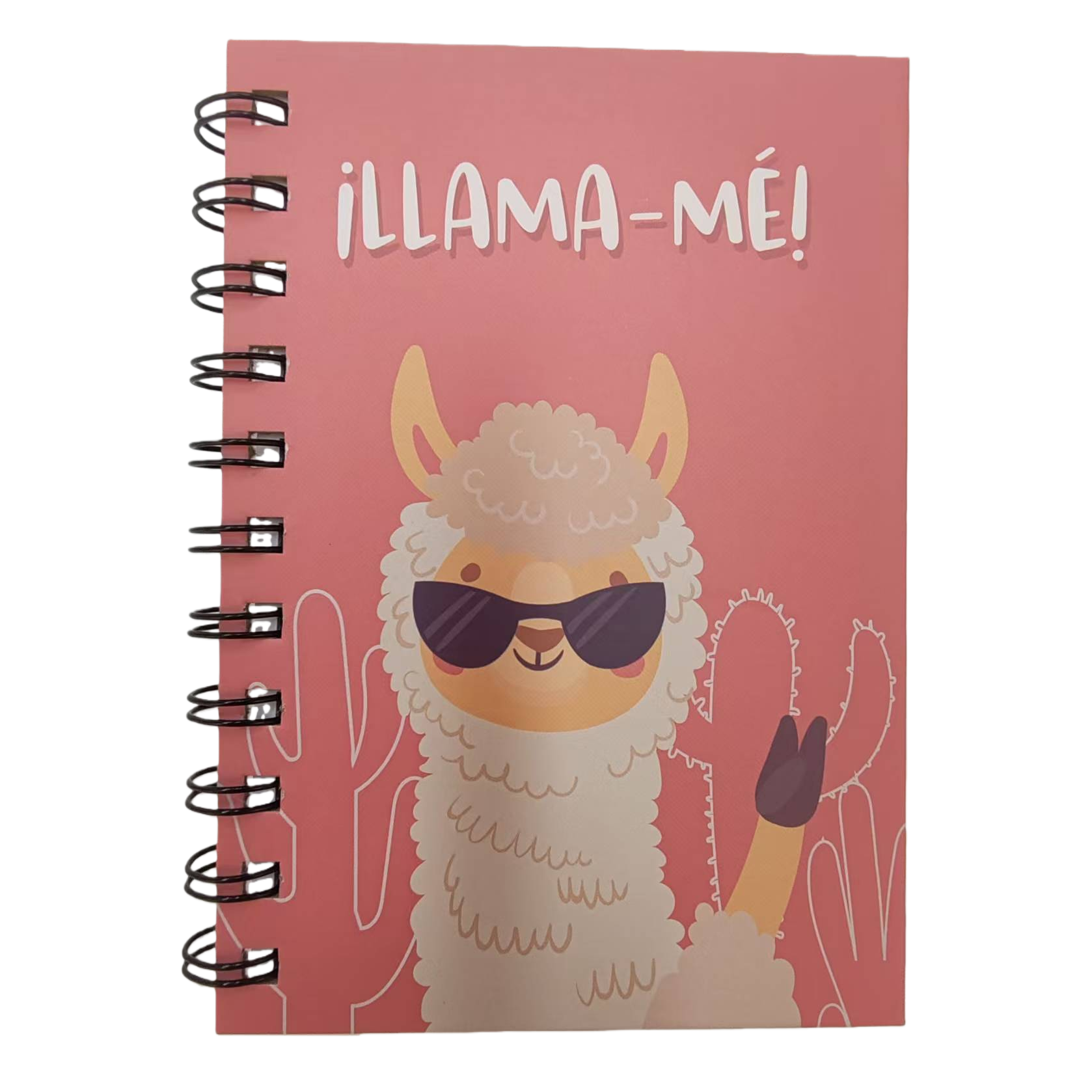 Donghu Paper Products A6 Cool and Stylish alpaca Coil Pink Cute Notebook Item Picture