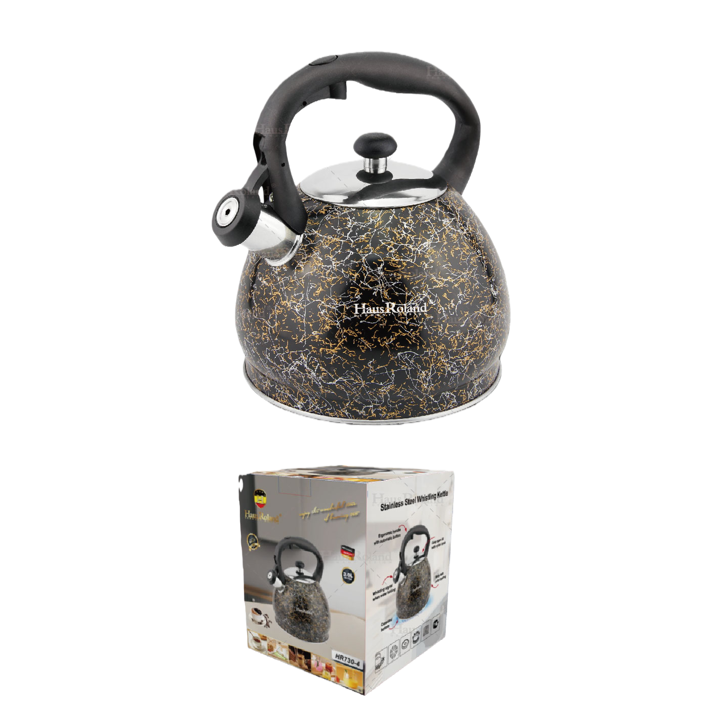 Multifunctional stainless steel kettle, Mingyin pot, household kitchenware, heat-resistant, durable, convenient and practical HR730-4 Specification image