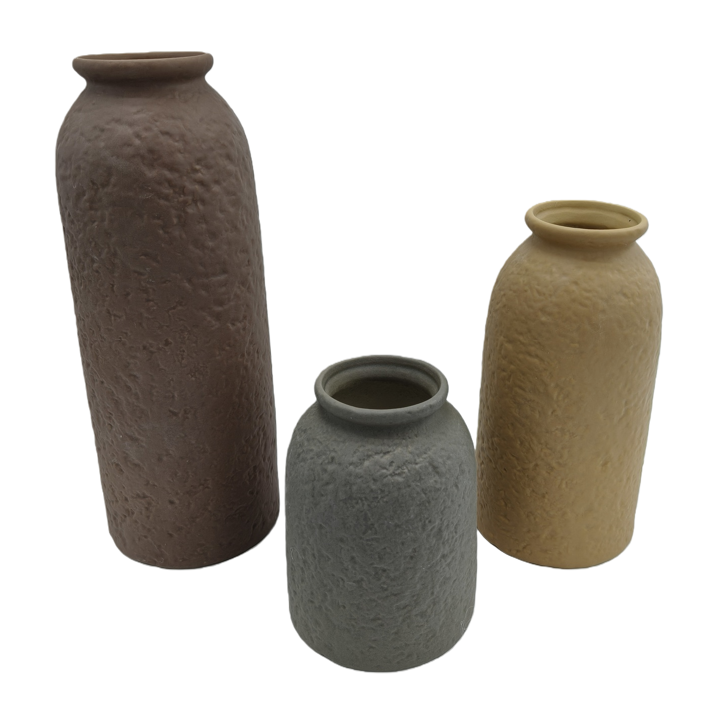 Creativo tres texturizado cerámica latas de almacenamiento latas de almacenamiento de cocina contenedor de cerámica multifuncional hogar objetos decorativos Item Picture