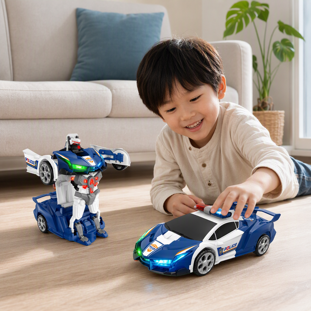 Creative robot model toys, children's educational assembly, fun collection, hands-on assembly toy gifts Application Scenario