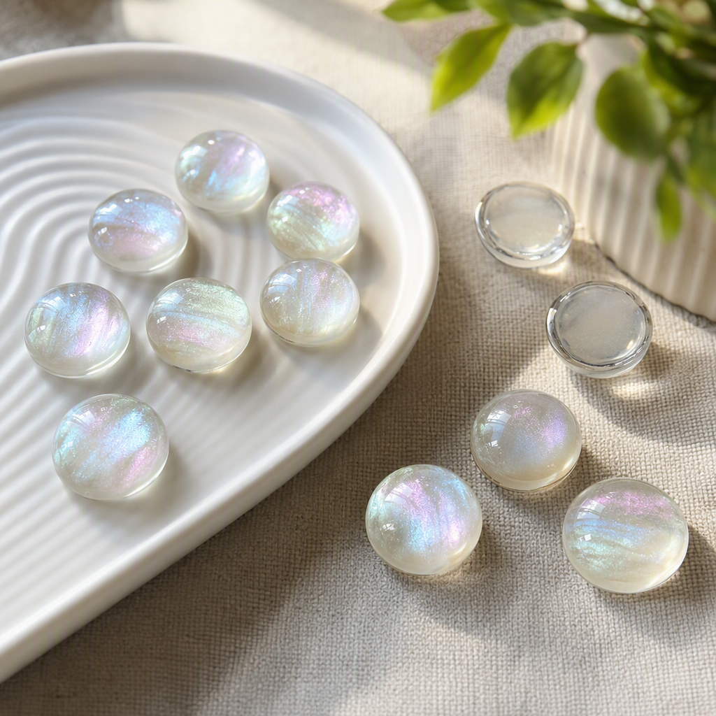 Colorful transparent beads, handmade accessory materials, DIY jewelry with beads, scattered beads, decorative accessories, 50g details Picture