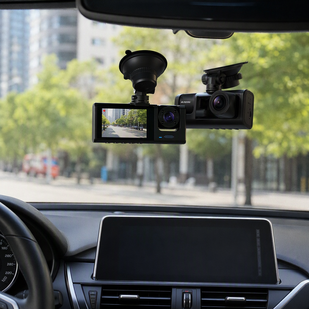 High-end black dashcam packaging box, shock-resistant portable storage box, auto parts storage box, gift box packaging details Picture