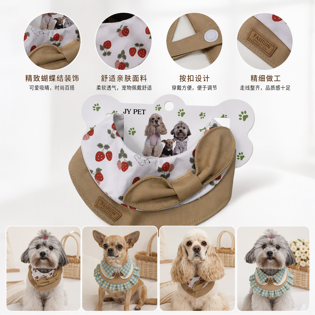 直销宠物用品口水巾围脖狗猫项圈宠物项链