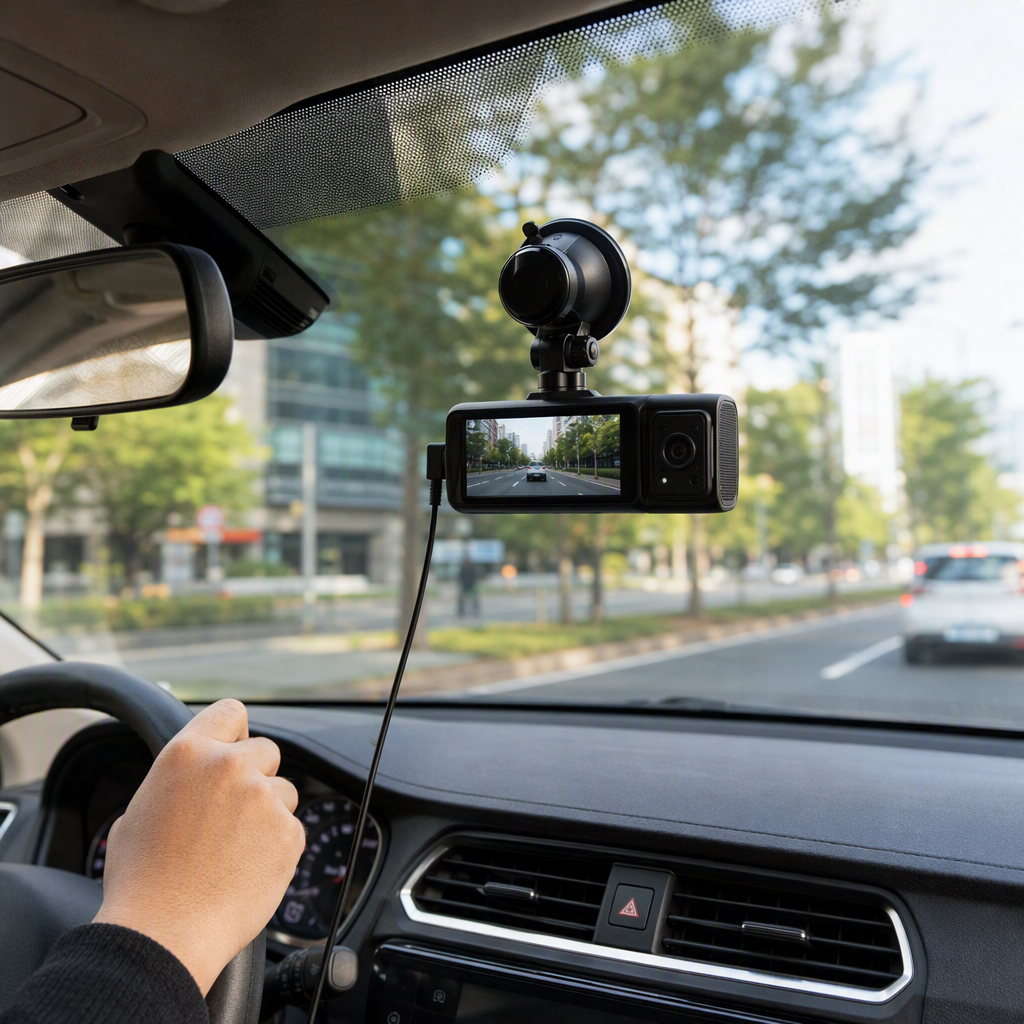 High-end black dashcam packaging box, shockproof and pressure-resistant portable storage box, auto parts packaging box details Picture
