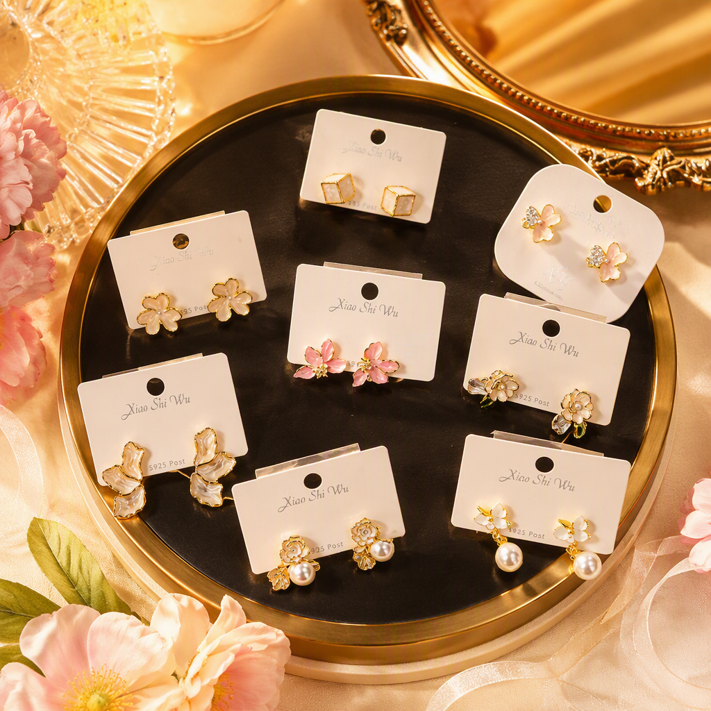Luckystar accesorios moda simple metal flecos pendientes mujer versátil earwear tendencia earwear colgante earwear lady Specification image