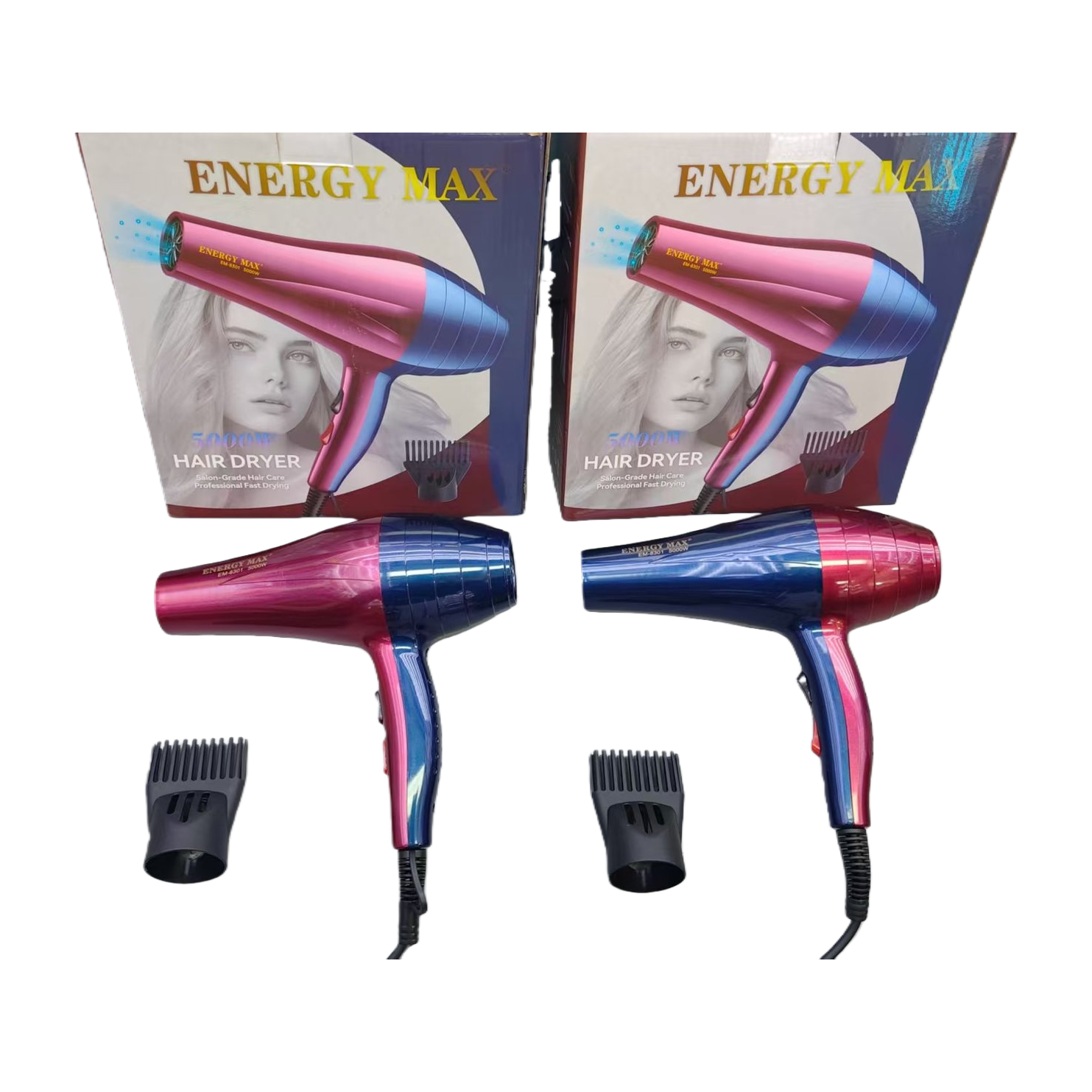 Multi-functional household hair dryer, quick hair drying and care, silent portable comb hair dryer Application Scenario