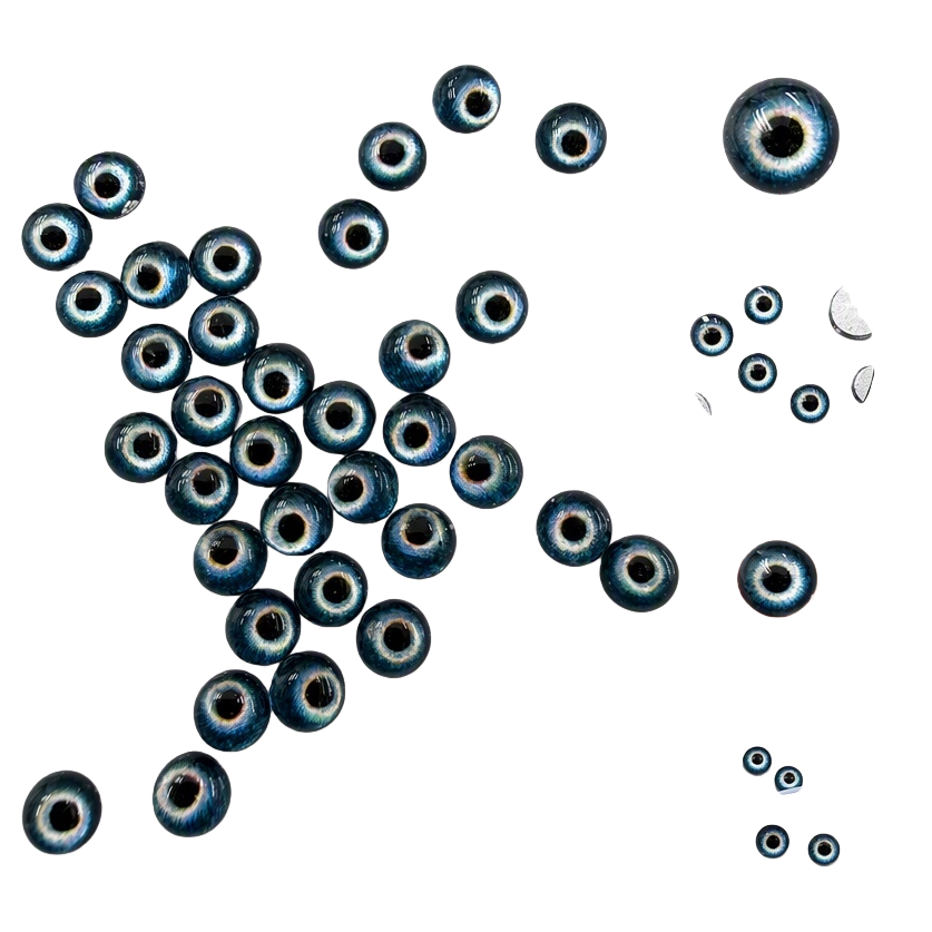 Fashionable, colorful eyeballs, blue irises, natural big eyes, beauty contact lenses, trendy style Item Picture