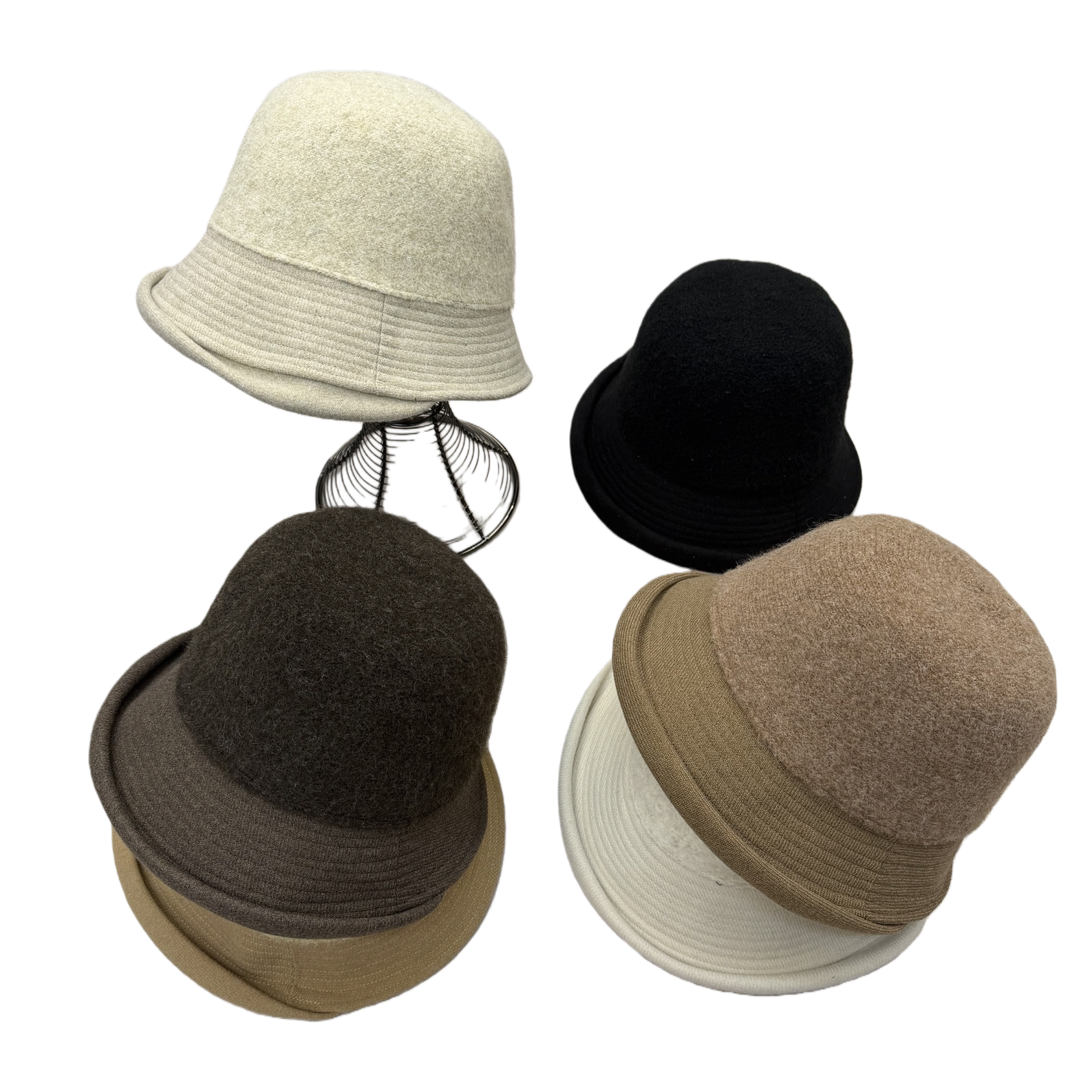 ارتداء القبعات المتعددة الألوان من أجل الموضة، وتغطية الخريف والشتاء Item Picture